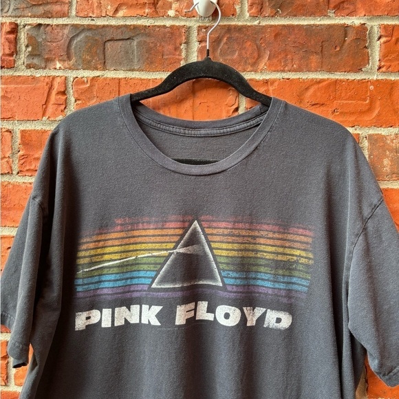 Mens XL Black Pink Floyd Band Tee Short Sleeve Graphic TShirt - Picture 2 of 6